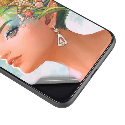 Mermaid with Sea Stars in Her Hair by Ivy Dolamore Google Pixel 4 XL Skin